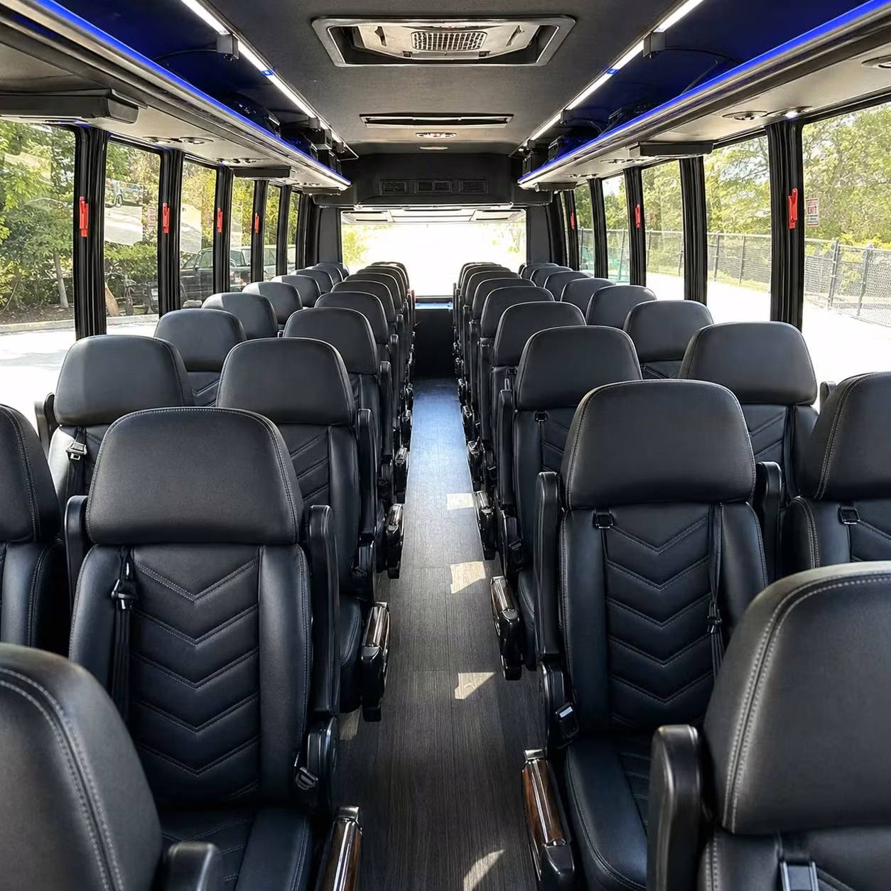28 passenger minibus inside