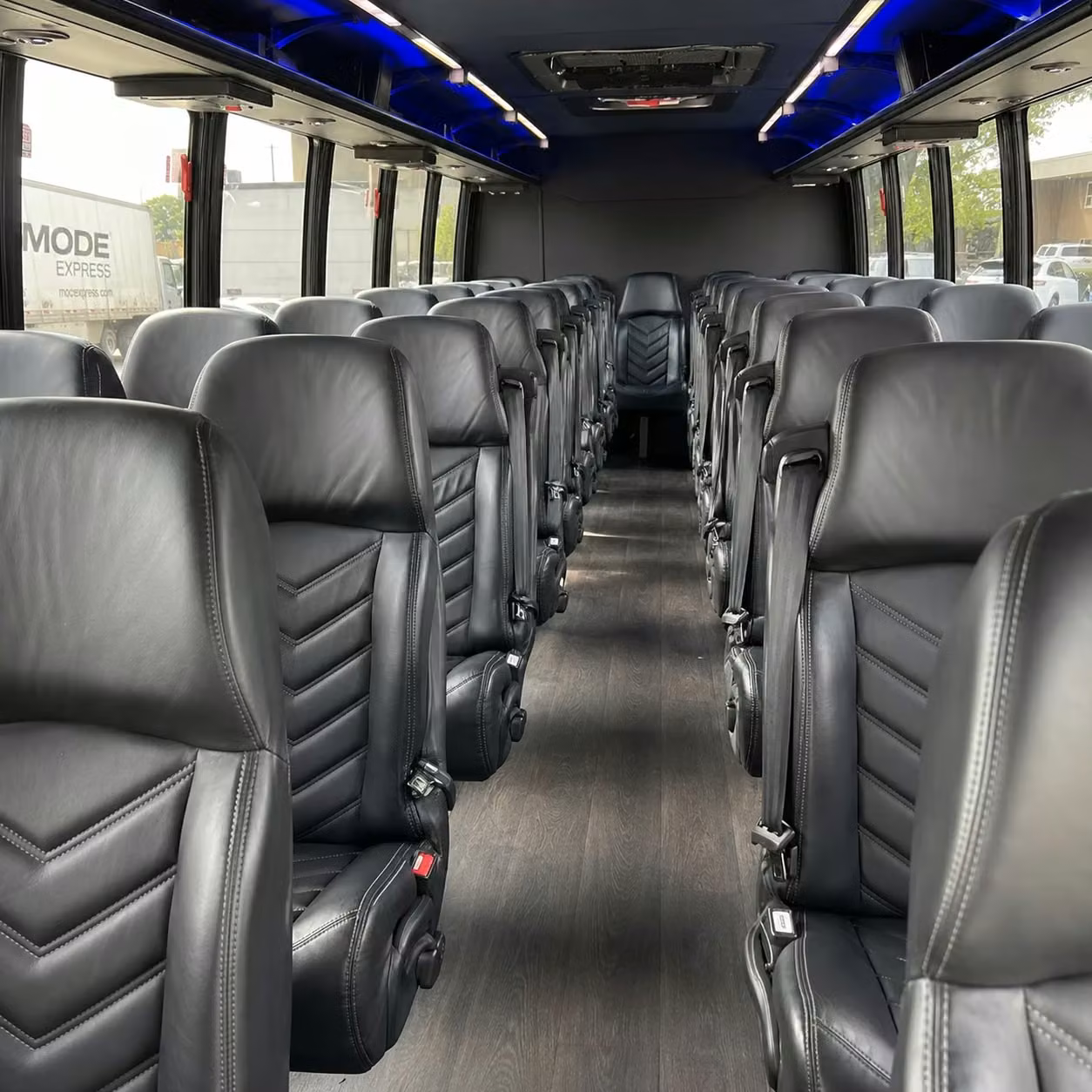 35 passenger minibus inside