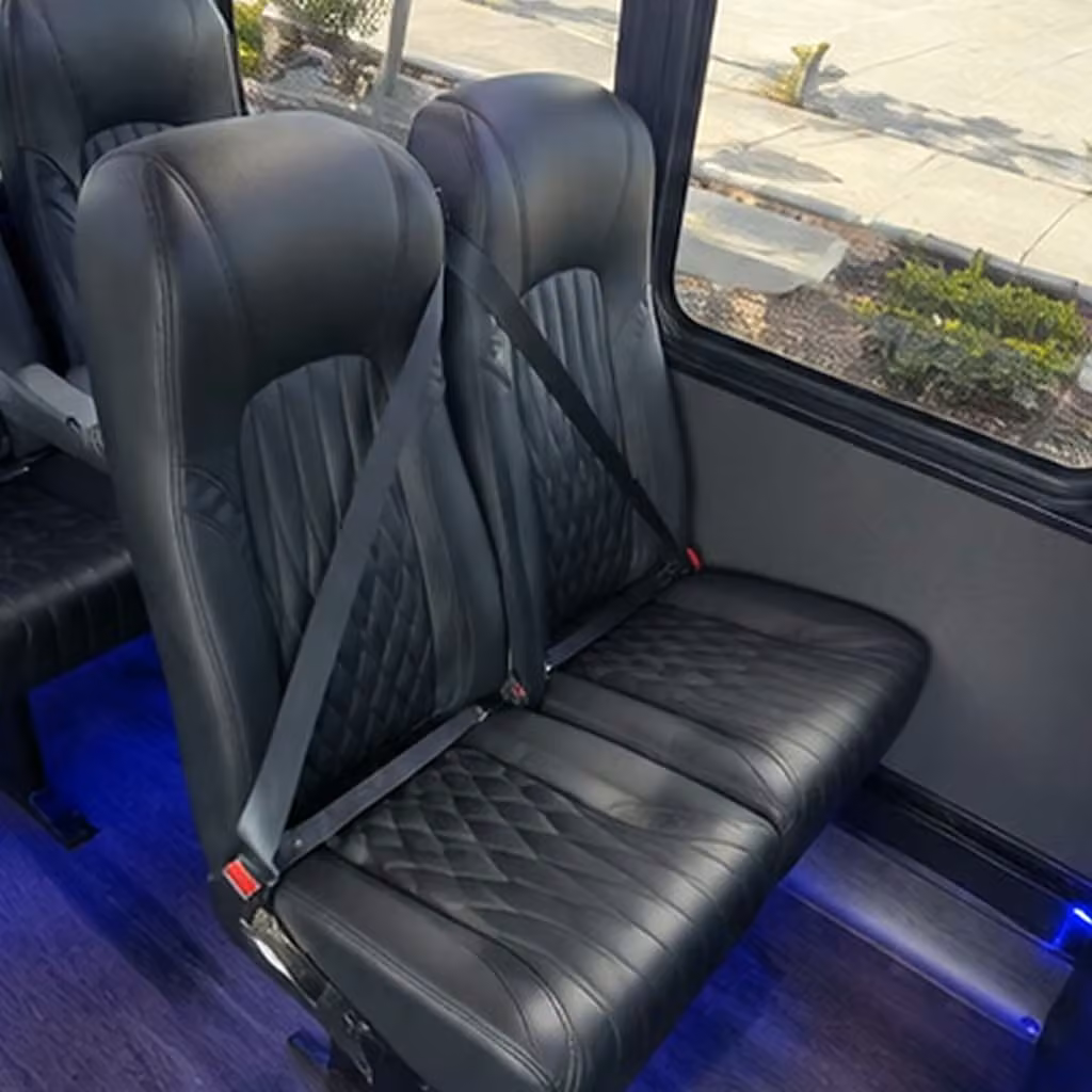 35 passenger minibus interior
