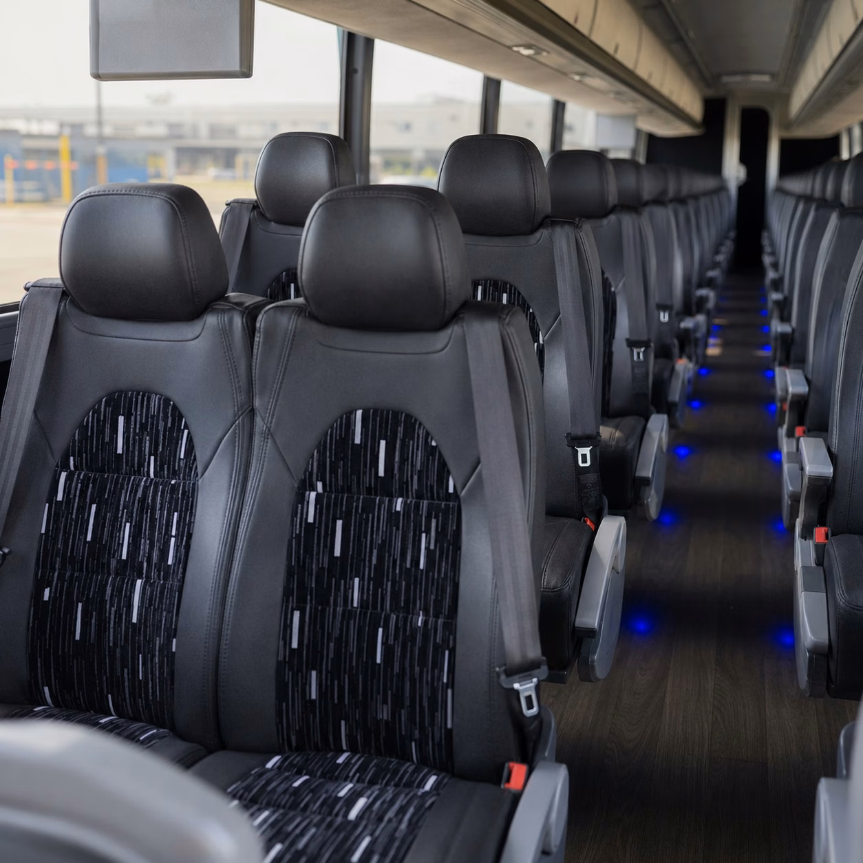 beaumont charter bus interior